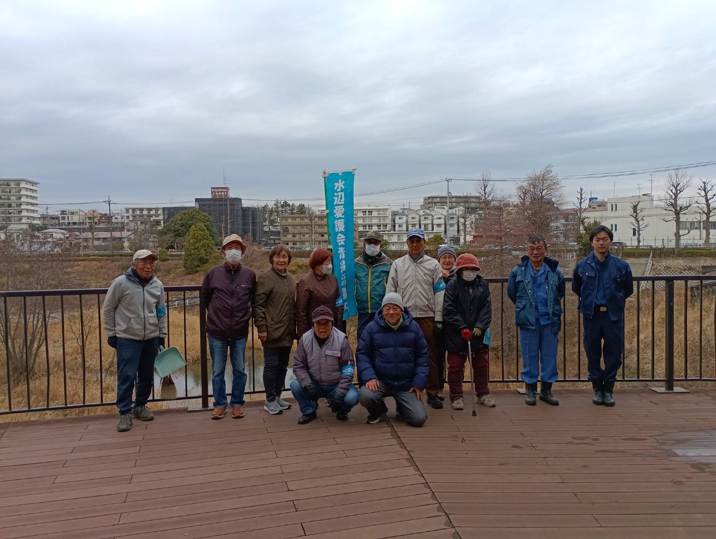 2/16月 第2遊水池の清掃を行いました